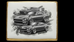 Ciastko lukier Auto Fan PASJA Datsun