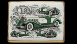 Ciastko lukier Auto Fan PASJA Duesenberg Motors