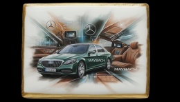 Ciastko lukier Auto Fan PASJA Elegancja i Potęga na Kółkach