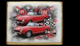 Ciastko lukier Auto Fan PASJA FIAT w Ruchu