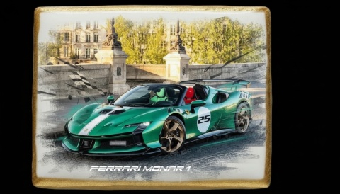 Ciastko lukier Auto Fan PASJA Ferrari Monar 1
