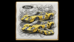 Ciastko lukier Auto Fan PASJA  Ford MK IV