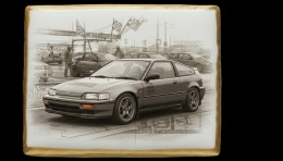 Ciastko lukier Auto Fan PASJA HONDA CRX NA DRODZE