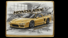 Ciastko lukier Auto Fan PASJA HONDA NSX