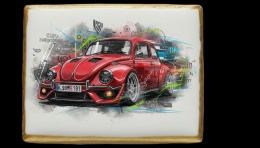 Ciastko lukier Auto Fan PASJA  Klasyczny Dynamizm