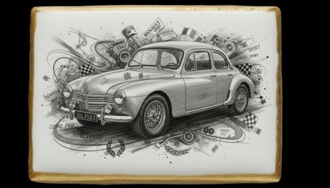 Ciastko lukier Auto Fan PASJA  Klasyka i Dynamika Motoryzacji