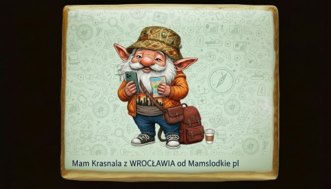 Ciastko lukier Pamiątka  Krasnal Wrocławski Przewodnik na Ciasteczkowej Śc