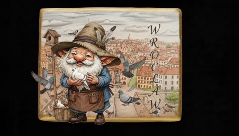 Ciastko lukier Pamiątka  Krasnal Wrocławski Strażnik Gołębi

Spotkaj si