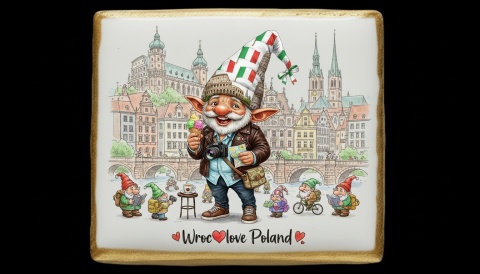 Ciastko lukier Pamiątka Krasnal wrocławski na tropie przygód 

Poznaj k