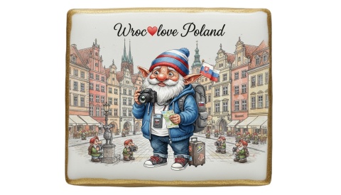 Ciastko lukier Pamiątka  Krasnal wrocławski na turystycznym szlaku!

Pod