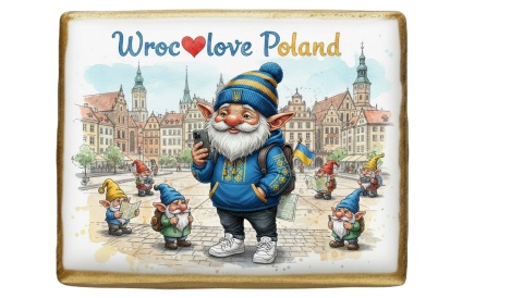 Ciastko lukier Pamiątka   Krasnal wrocławski w świecie podróży

Opis gr