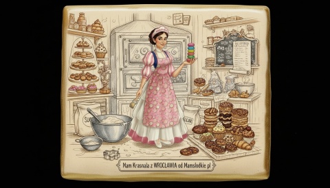 Ciastko lukier Pamiątka  Krasnale we Wrocławiu Słodka podróż z Bakegramem
