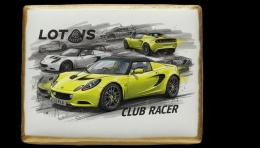 Ciastko lukier Auto Fan PASJA LOTUS CLUB RACER