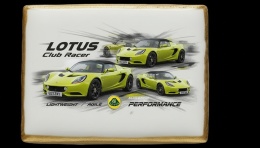Ciastko lukier Auto Fan PASJA LOTUS CLUB RACER
