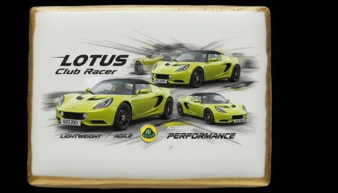 Ciastko lukier Auto Fan PASJA LOTUS CLUB RACER