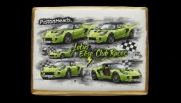 Ciastko lukier Auto Fan PASJA LOTUS ELISE CLUB RACER