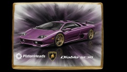 Ciastko lukier Auto Fan PASJA Lamborghini Diablo SE30 Dynamika w Ruchu