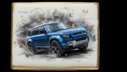 Ciastko lukier Auto Fan PASJA Land Rover Defender Bakegram