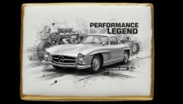 Ciastko lukier Auto Fan PASJA  Legenda Dynamiki