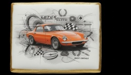 Ciastko lukier Auto Fan PASJA Lotus Elite