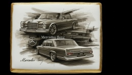 Ciastko lukier Auto Fan PASJA MERCEDESBENZ 600