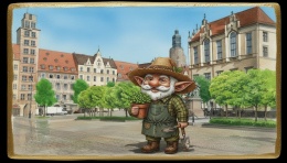 Ciastko lukier Pamiątka  Magia Krasnali Wrocławskie Podróże po Smakach