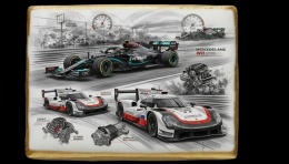 Ciastko lukier Auto Fan PASJA  MercedesAMG W11
