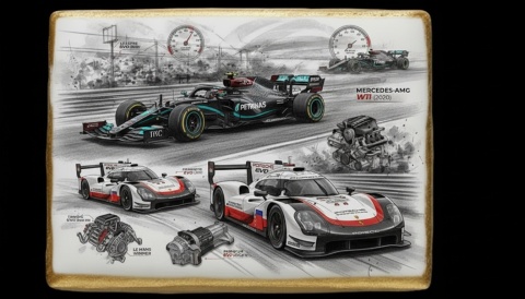 Ciastko lukier Auto Fan PASJA  MercedesAMG W11