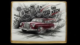 Ciastko lukier Auto Fan PASJA MercedesBenz Klasyk w Ruchu