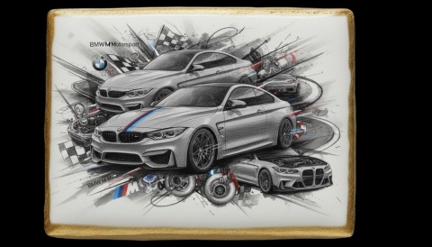 Ciastko lukier Auto Fan PASJA  Motoryzacyjna Pasja