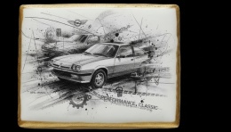 Ciastko lukier Auto Fan PASJA Opel Manta  Klasyka w ruchu