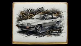 Ciastko lukier Auto Fan PASJA Opel Motorsport Heritage