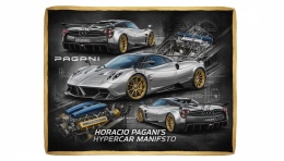 Ciastko lukier Auto Fan PASJA PAGANI DYNAMIKA
