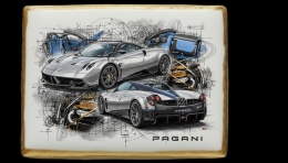 Ciastko lukier Auto Fan PASJA  PAGANI