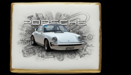 Ciastko lukier Auto Fan PASJA PORSCHE KLASYKA W RUCHU
