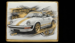 Ciastko lukier Auto Fan PASJA PORSCHE RACING