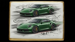 Ciastko lukier Auto Fan PASJA PORSCHE TURBO S 2026