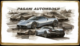 Ciastko lukier Auto Fan PASJA  Pagani Automobili