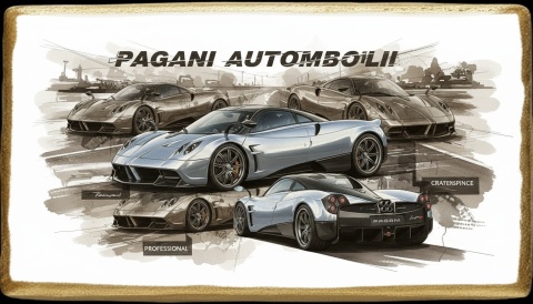 Ciastko lukier Auto Fan PASJA  Pagani Automobili