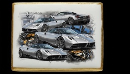 Ciastko lukier Auto Fan PASJA Pagani Huayra