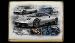 Ciastko lukier Auto Fan PASJA Pagani Manifestation