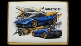 Ciastko lukier Auto Fan PASJA Pagani Wyjątkowość