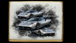 Ciastko lukier Auto Fan PASJA Pagani w Ruchu