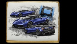 Ciastko lukier Auto Fan PASJA  Pagani