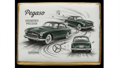 Ciastko lukier Auto Fan PASJA Pegaso