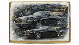 Ciastko lukier Auto Fan PASJA RollsRoyce w Ruchu