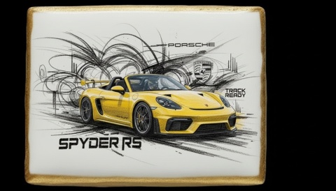 Ciastko lukier Auto Fan PASJA SPYDER RS