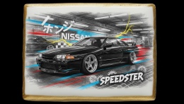 Ciastko lukier Auto Fan PASJA Speedster