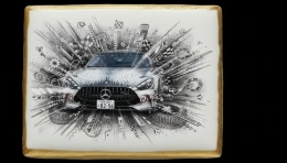 Ciastko lukier Auto Fan PASJA Szybkość i Styl