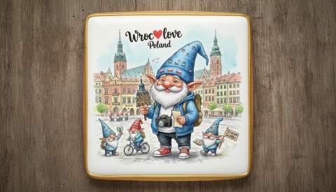 Ciastko lukier Pamiątka Wrocławski Przewodnik Krasnal

Poznaj bajeczny